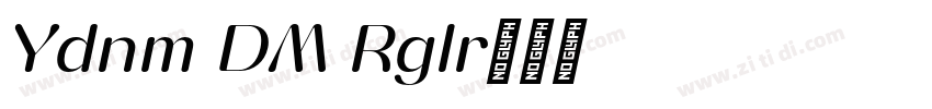 Yodnam DEMO Regular字体转换
